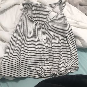 Hollister striped tank top